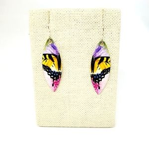 🌈D'Ears Swallowtail Hand Painted Butterfly Earrings